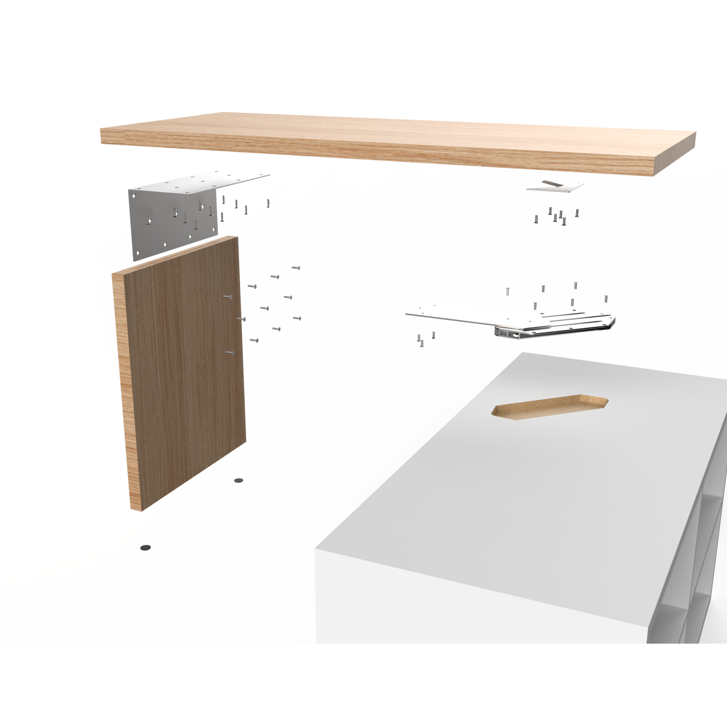 Hynge Swivel Top mécanisme pivotant  de 360 à 460 mm